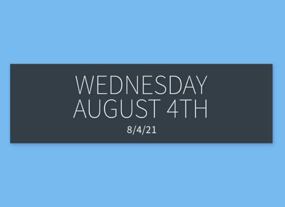 Wednesday, August 4, 2021 | Gary Zamra Wednesday, August 4, 2021 | Gary Zamra
