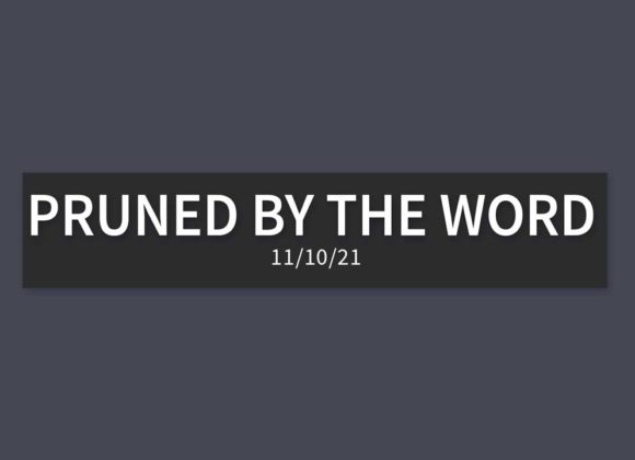 Pruned by the Word | Wednesday, November 10, 2021 | Gary Zamora